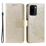 OnePlus 15R EIDERWOOD Konstläder Fodral m. Mönster - Guld