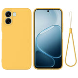 OPPO A6x EIDERWOOD Silikon Skal med Rem - Gul