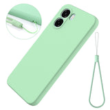 OPPO A6x EIDERWOOD Silikon Skal med Rem - Grön