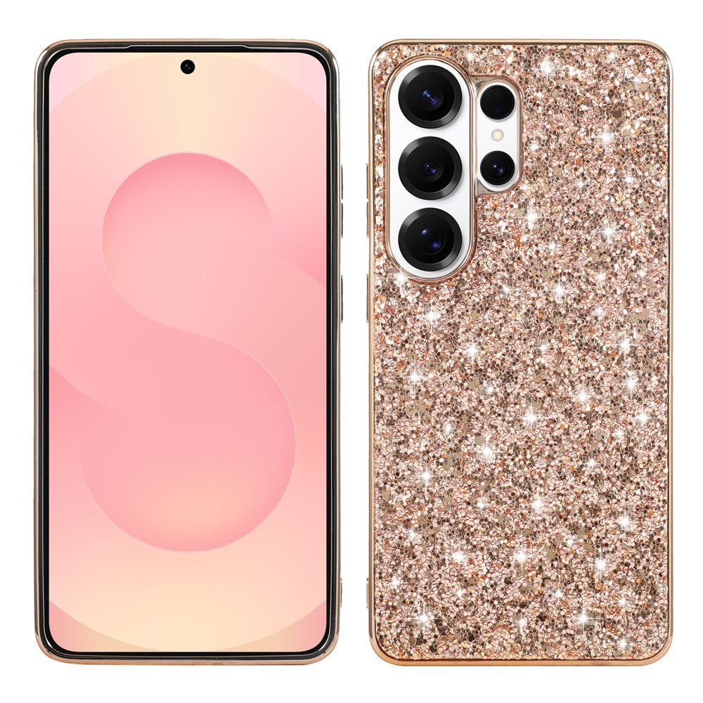 Samsung Galaxy S26 Ultra EIDERWOOD Hybrid Glitter Skal - Roséguld