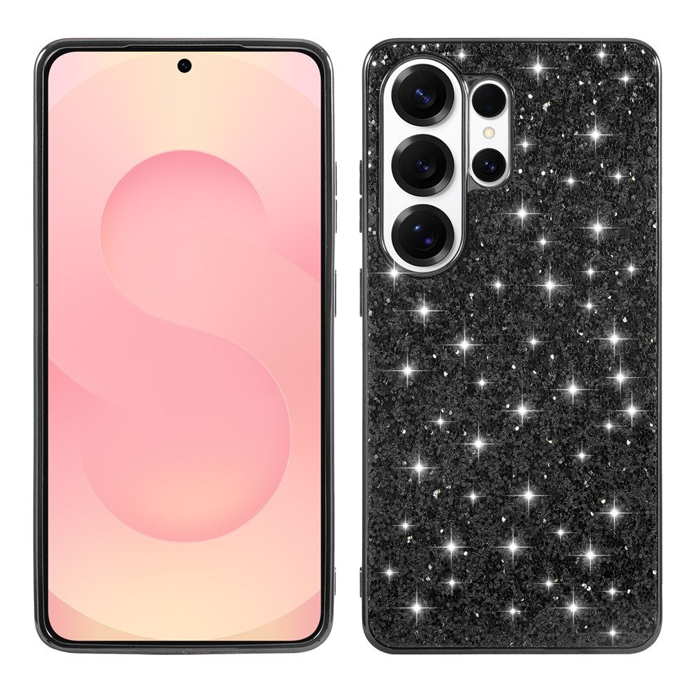 Samsung Galaxy S26 Ultra EIDERWOOD Hybrid Glitter Skal - Svart