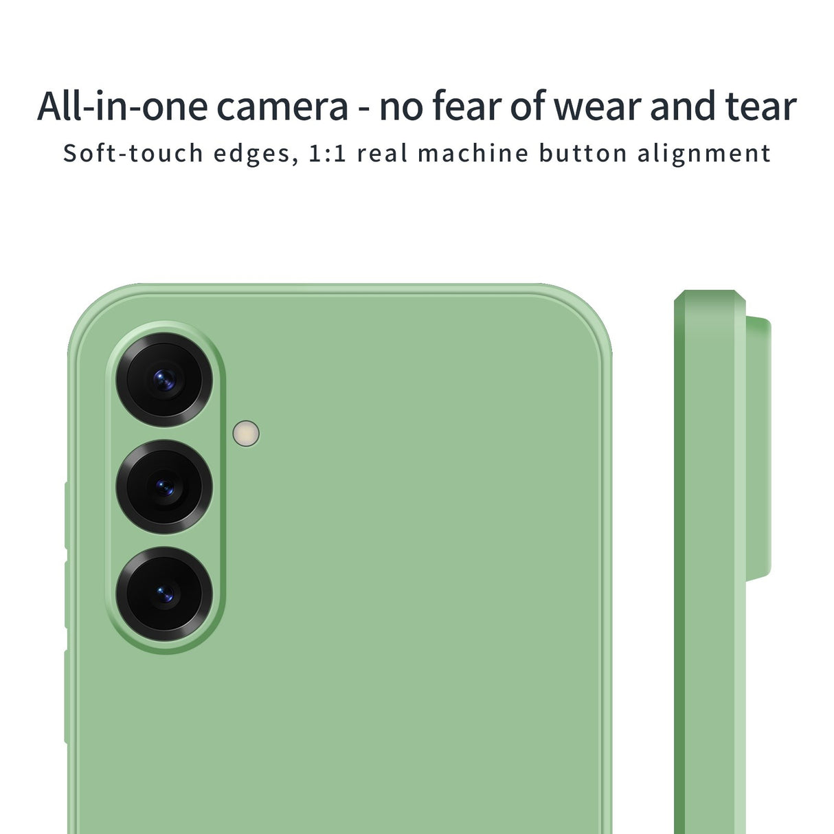 Samsung Galaxy S26 MOFI Flexibelt Plast Skal - Grön