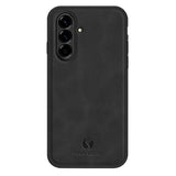 Samsung Galaxy A27 EIDERWOOD Hybrid Skal med Konstläder - Svart