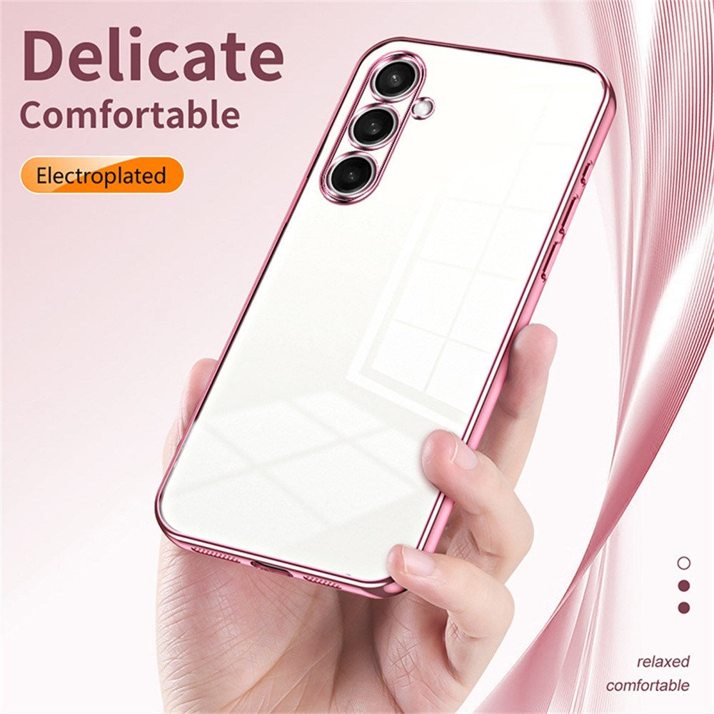 Samsung Galaxy A27 EIDERWOOD Flexibelt Plast Skal - Glansig Yta - Genomskinlig / Blå
