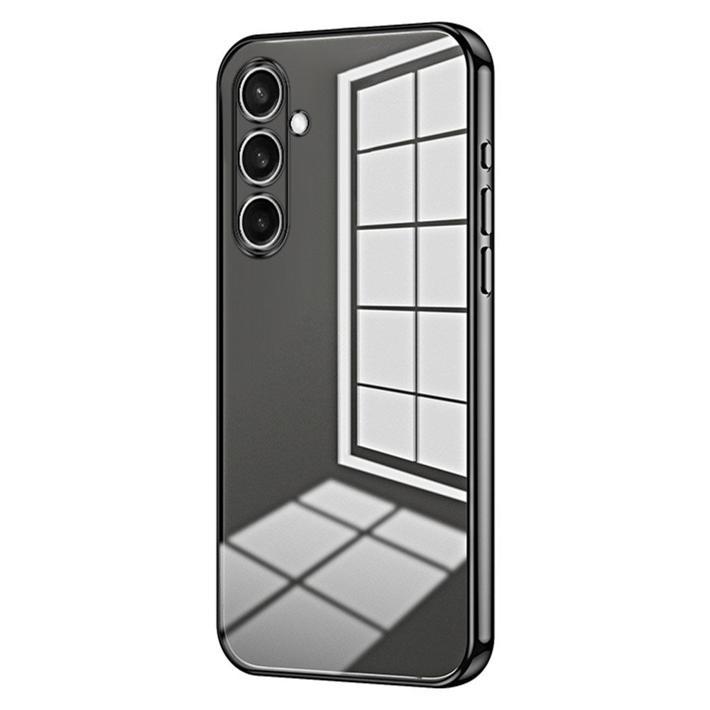 Samsung Galaxy A27 EIDERWOOD Flexibelt Plast Skal - Glansig Yta - Genomskinlig / Svart