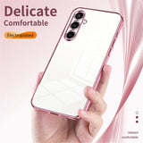 Samsung Galaxy A27 EIDERWOOD Flexibelt Plast Skal - Glansig Yta - Genomskinlig / Svart