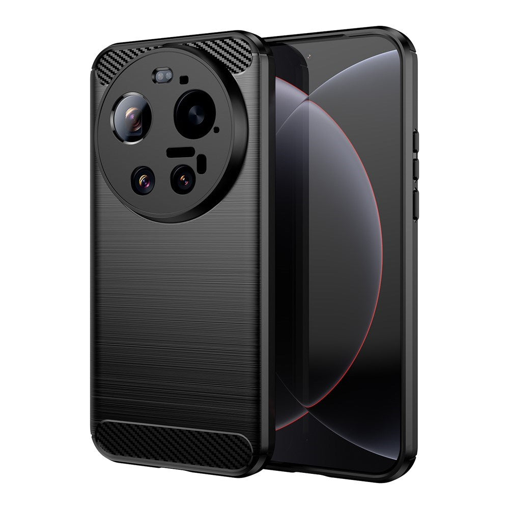 Xiaomi 17 Ultra EIDERWOOD Brushed Carbon Skal - Svart