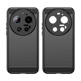 Xiaomi 17 Ultra EIDERWOOD Brushed Carbon Skal - Svart