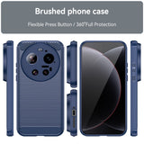 Xiaomi 17 Ultra EIDERWOOD Brushed Carbon Skal - Blå