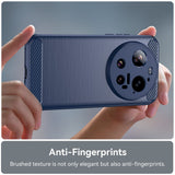 Xiaomi 17 Ultra EIDERWOOD Brushed Carbon Skal - Blå