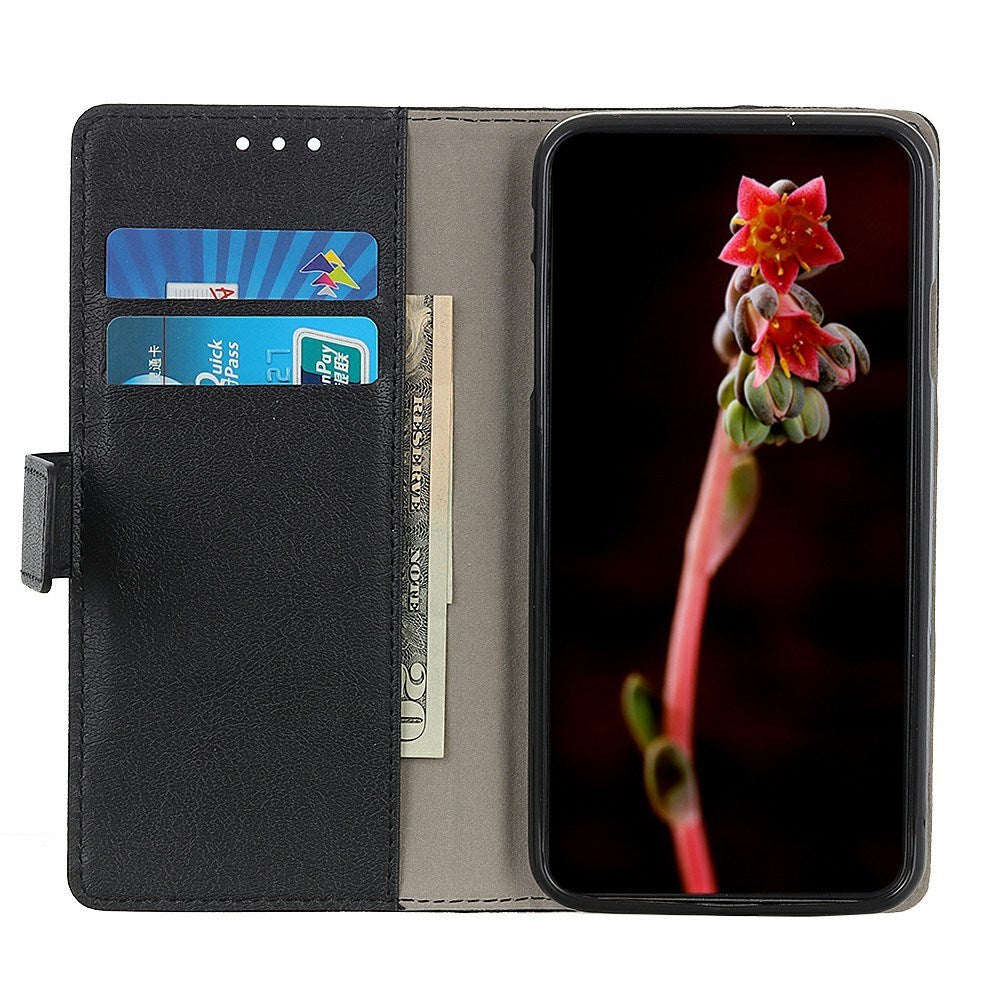 Xiaomi Redmi Note 15 Pro+ (Plus) / Poco M8 Pro (5G) EIDERWOOD Konstläder Fodral m. Korthållare & Ställfunktion – Svart