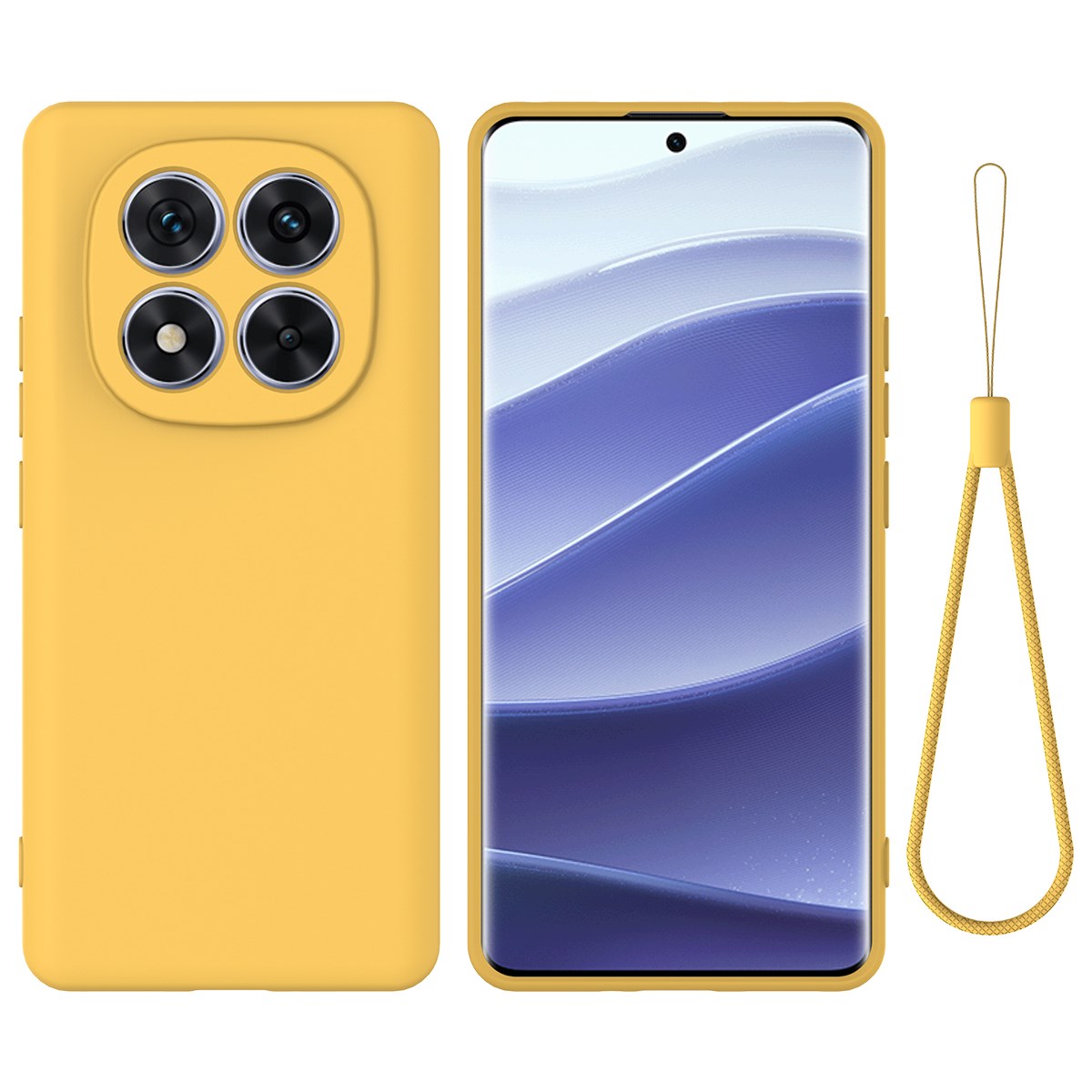 Xiaomi Redmi Note 15 Pro (5G) EIDERWOOD Silikon Skal m. Rem - Gul