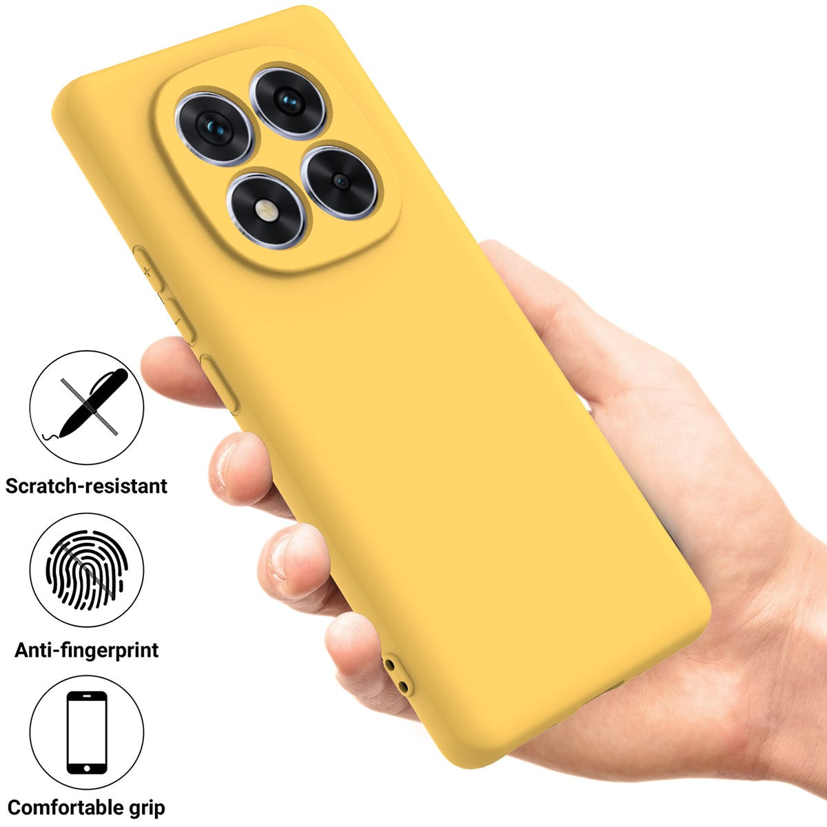 Xiaomi Redmi Note 15 Pro (5G) EIDERWOOD Silikon Skal m. Rem - Gul