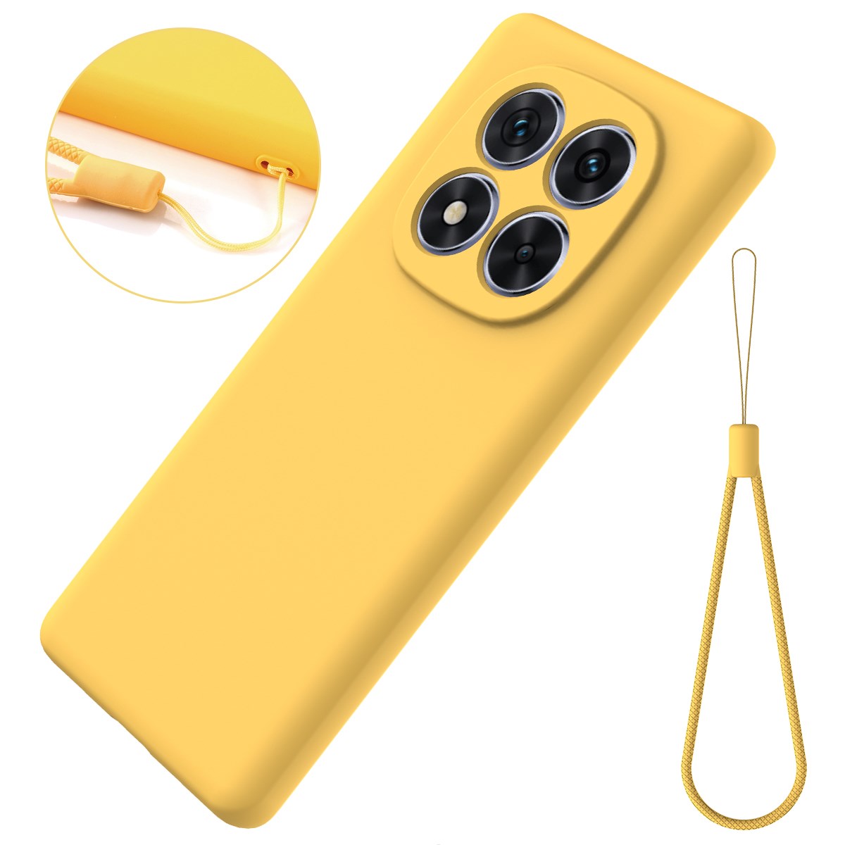Xiaomi Redmi Note 15 Pro (5G) EIDERWOOD Silikon Skal m. Rem - Gul