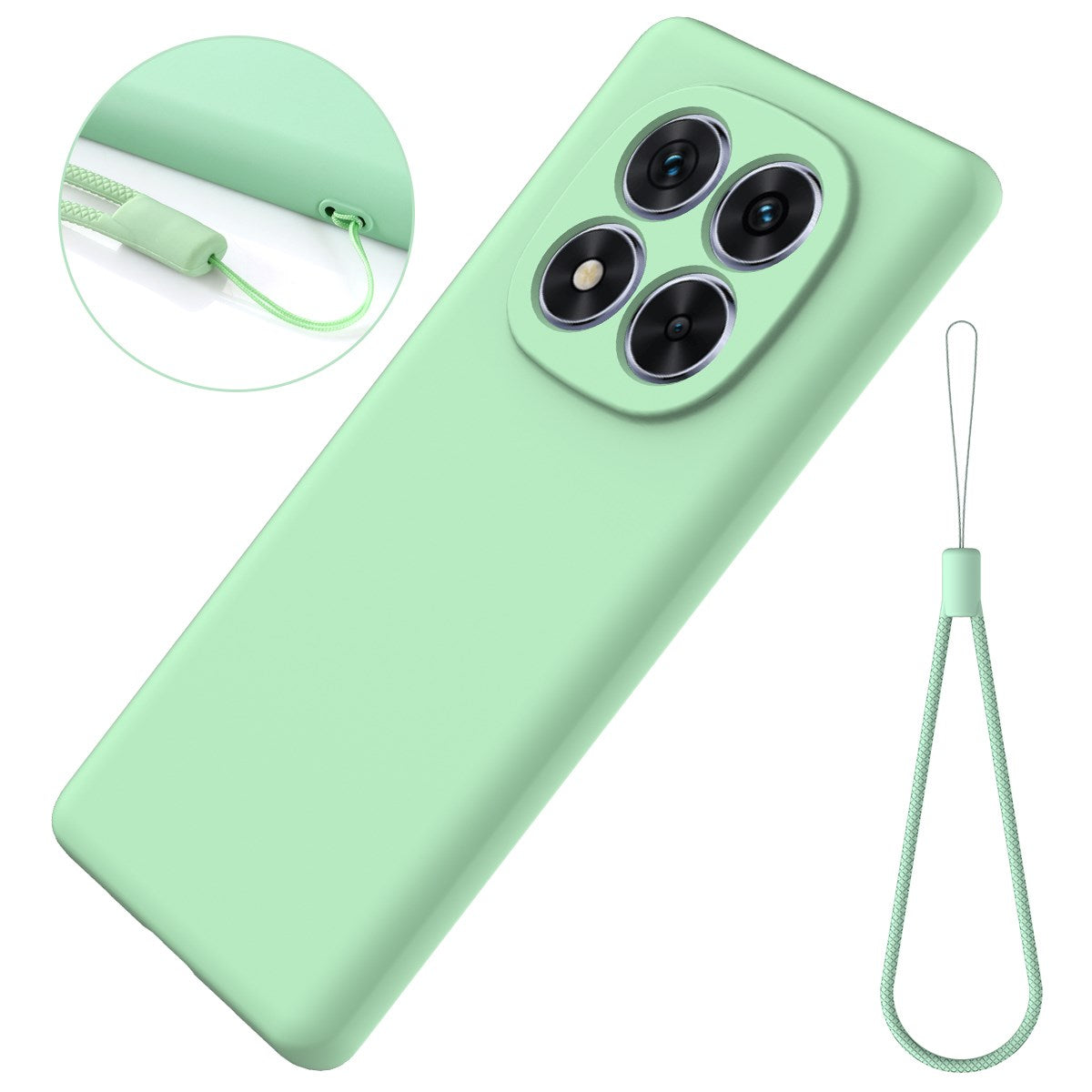 Xiaomi Redmi Note 15 Pro (5G) EIDERWOOD Silikon Skal m. Rem - Grön