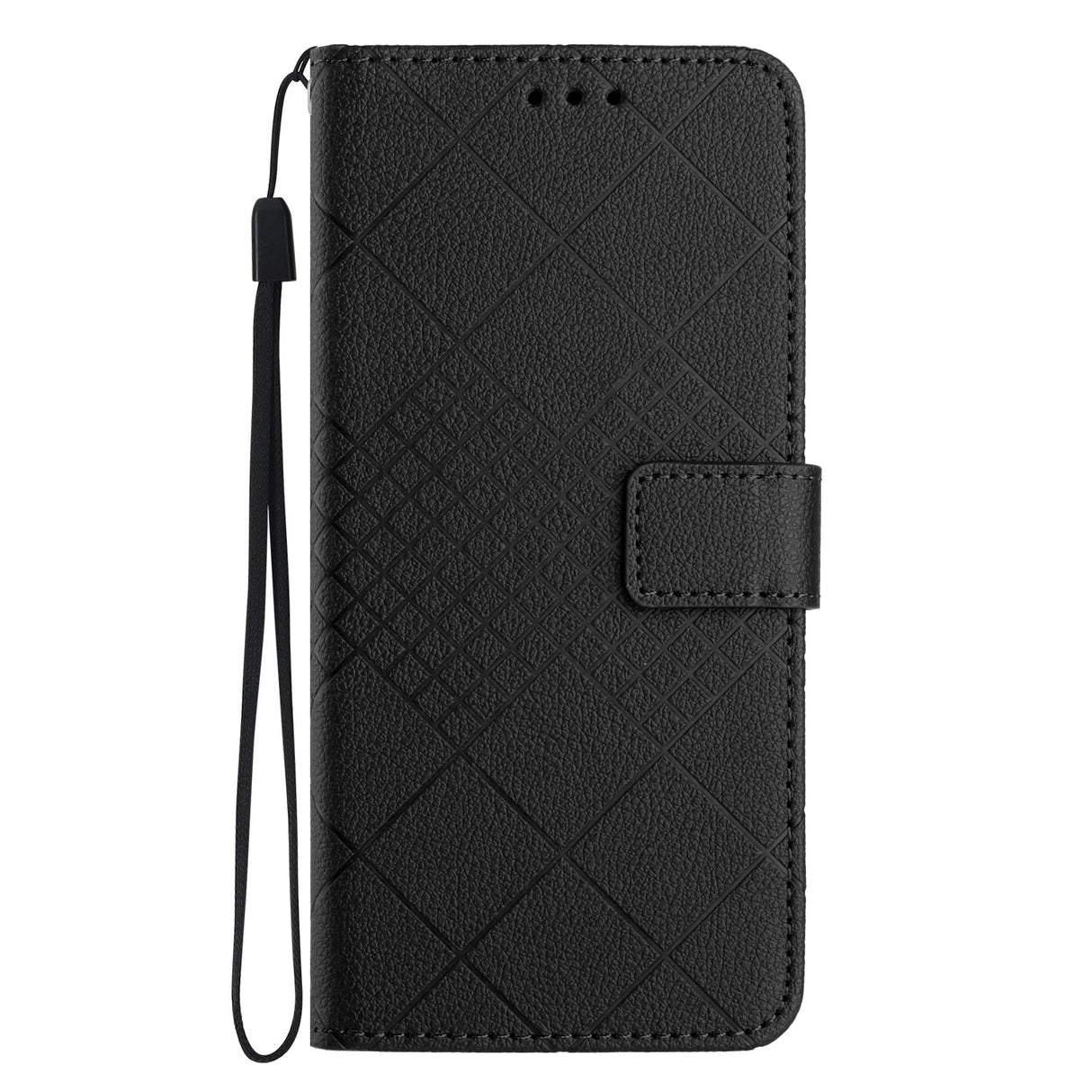 OPPO Reno15 (5G) EIDERWOOD Konstläder Fodral m. Rem - Svart