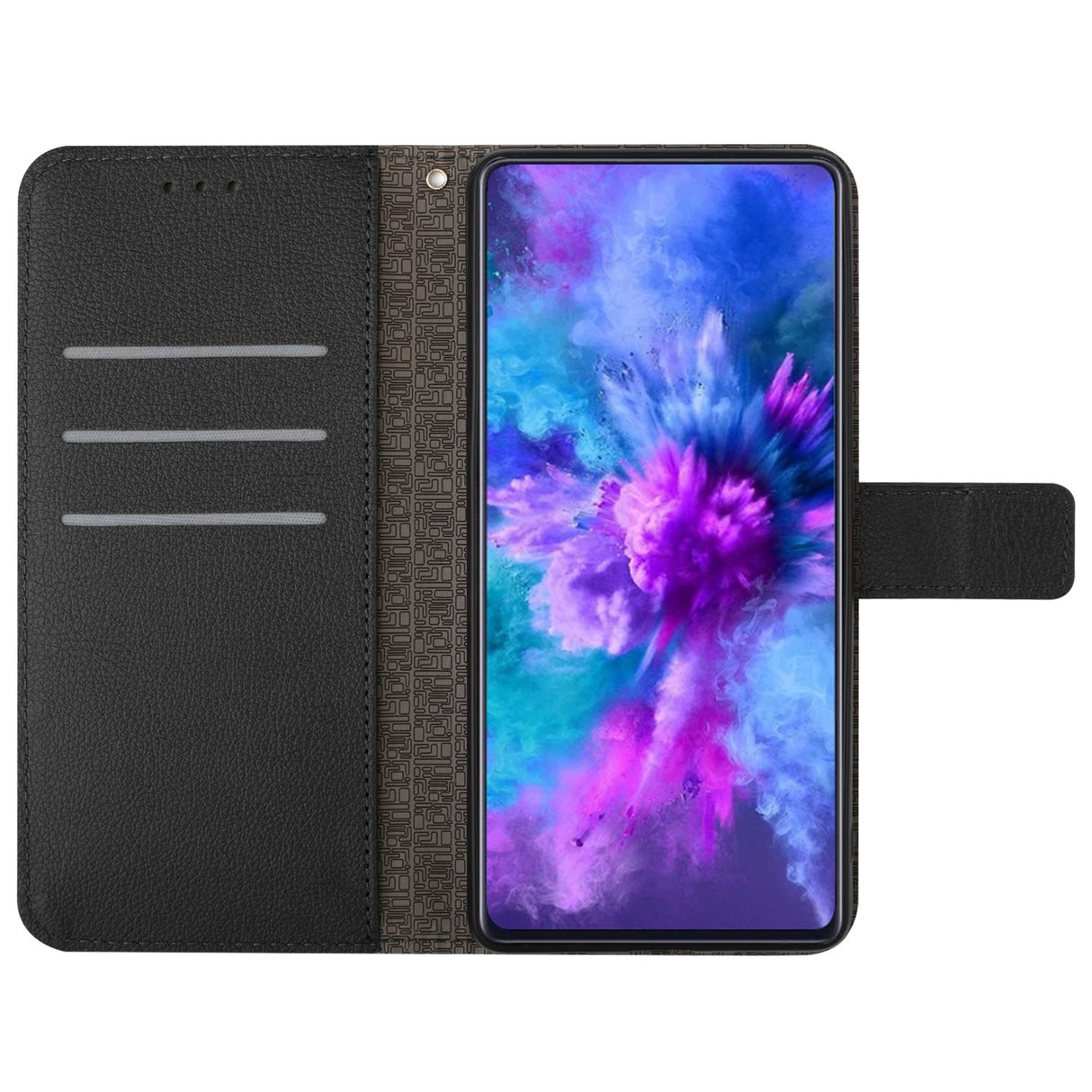 OPPO Reno15 (5G) EIDERWOOD Konstläder Fodral m. Rem - Svart