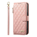 iPhone 18 Pro Max / 17 Pro Max EIDERWOOD Konstläder Fodral m. Textur & Rem - Rosa