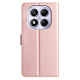 Xiaomi Redmi Note 15 (5G) / Poco M8 (5G) EIDERWOOD Konstläder Fodral m. Rem – Roséguld
