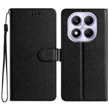 Xiaomi Redmi Note 15 (5G) / Poco M8 (5G) EIDERWOOD Konstläder Fodral m. Rem – Svart