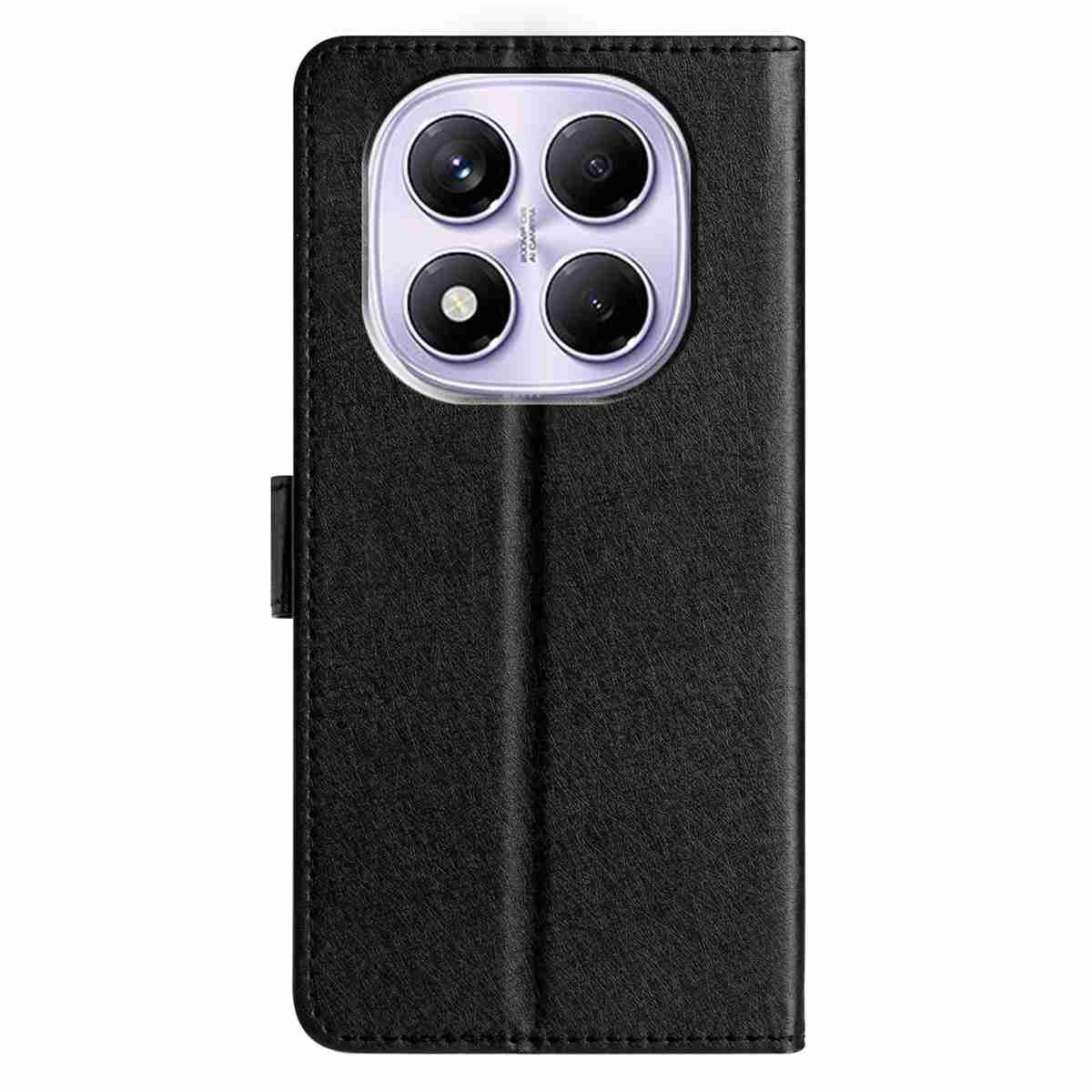 Xiaomi Redmi Note 15 (5G) / Poco M8 (5G) EIDERWOOD Konstläder Fodral m. Rem – Svart