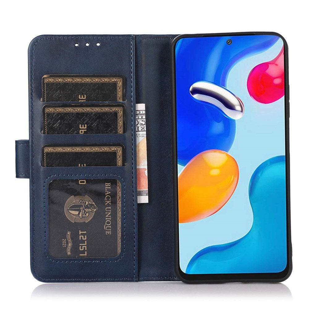 OnePlus Nord CE6 / Nord 6 EIDERWOOD Fodral i Konstläder med Korthållare och Stativfunktion - Blå