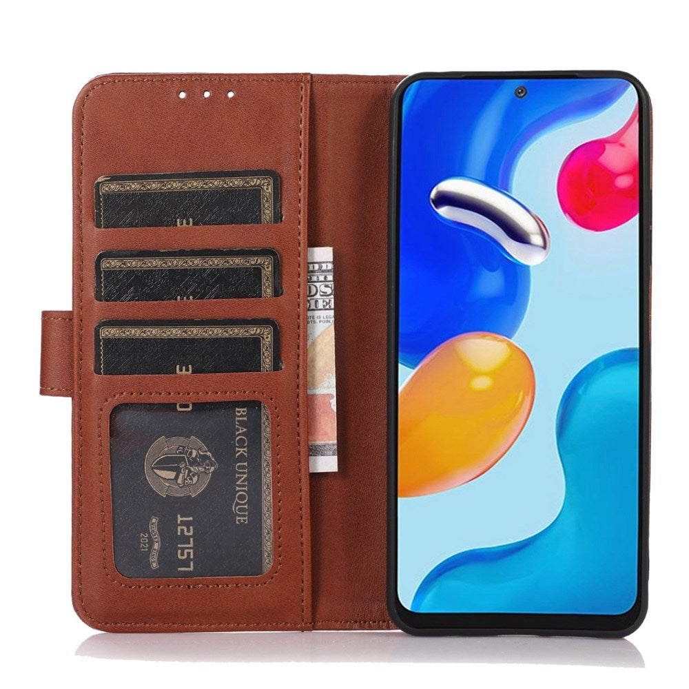 OnePlus Nord CE6 / Nord 6 EIDERWOOD Fodral i Konstläder med Korthållare och Stativfunktion - Brun