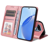 Realme 16 Pro EIDERWOOD Konstläder Fodral m. Rem - Rosa