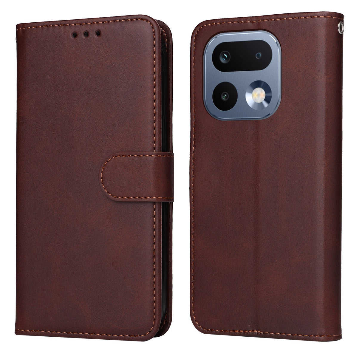 Realme 16 Pro EIDERWOOD Konstläder Fodral m. Rem - Brun