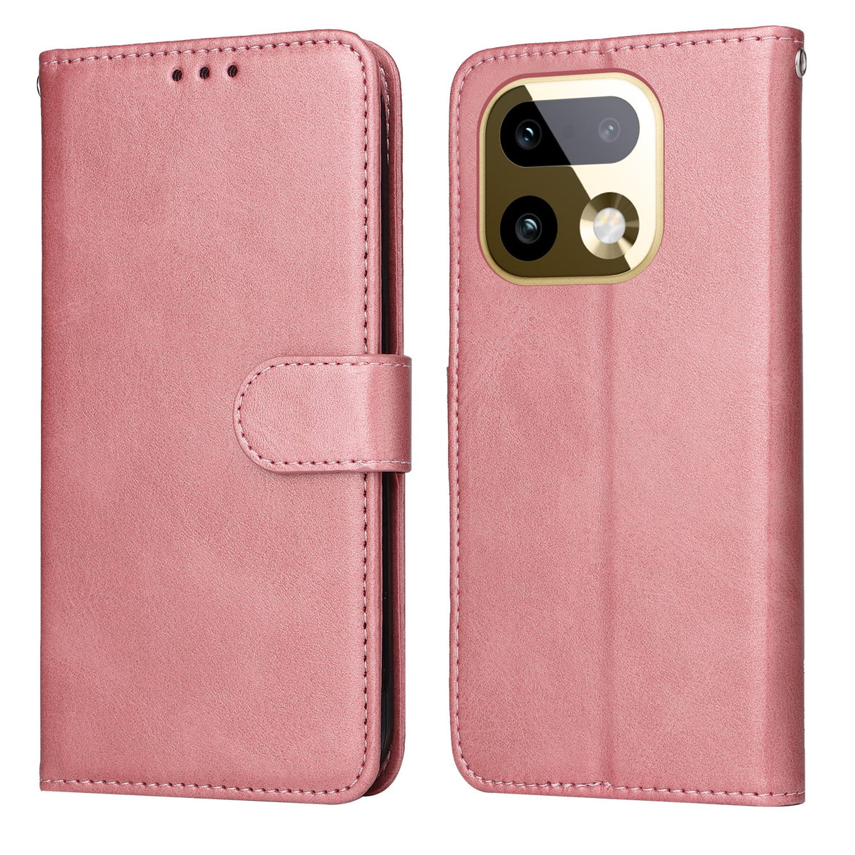 Realme 16 Pro+ EIDERWOOD Konstläder Fodral m. Rem - Rosa