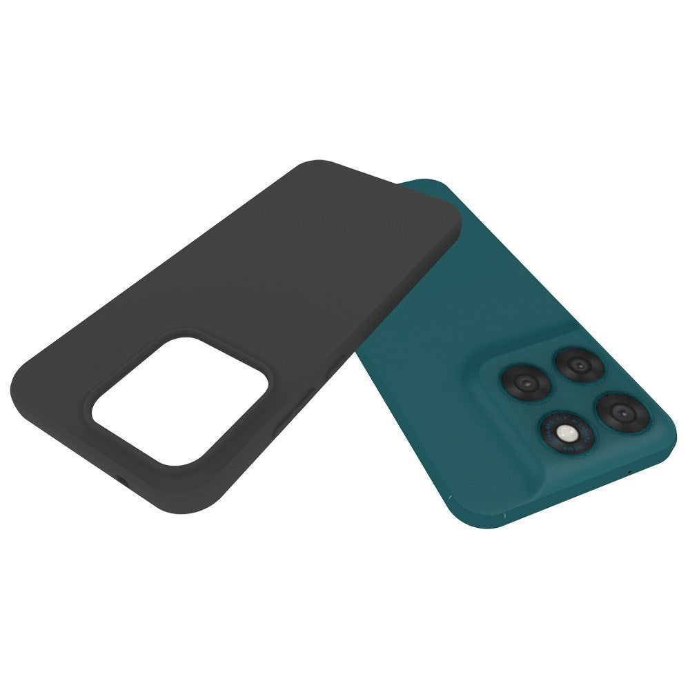 Motorola Moto G77 / G67 EIDERWOOD Matt Flexibelt Plast Skal - Svart