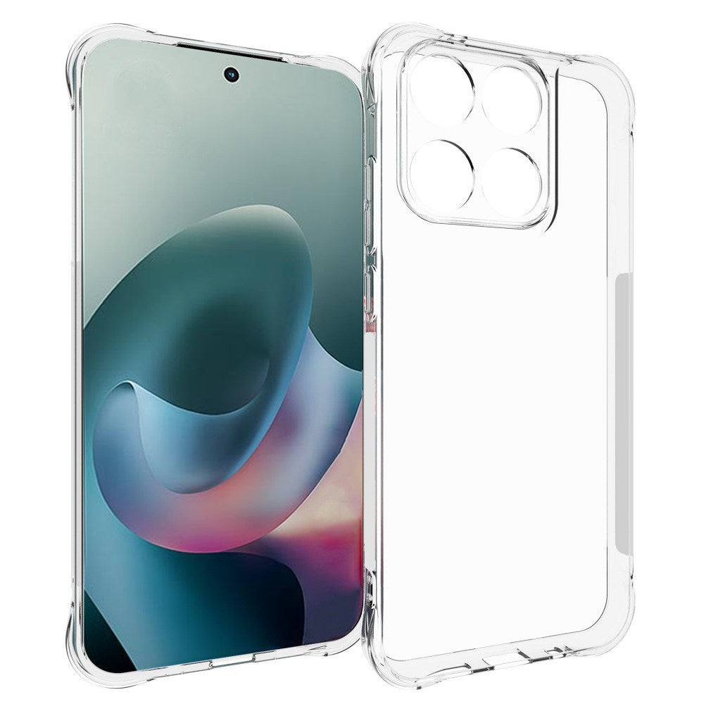 Motorola Moto G77 / G67 EIDERWOOD Flexibelt Plast Skal m. Förstärkta Hörn - Genomskinlig