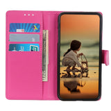 Motorola Edge 70 Fusion EIDERWOOD Konstläder Fodral m. Korthållare & Ställfunktion – Rosa