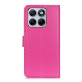 Motorola Edge 70 Fusion EIDERWOOD Konstläder Fodral m. Korthållare & Ställfunktion – Rosa