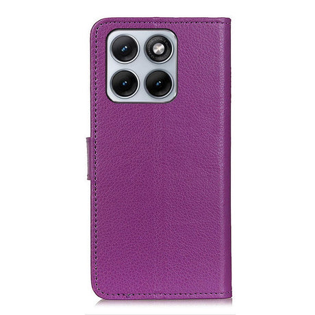 Motorola Edge 70 Fusion EIDERWOOD Konstläder Fodral m. Korthållare & Ställfunktion – Lila
