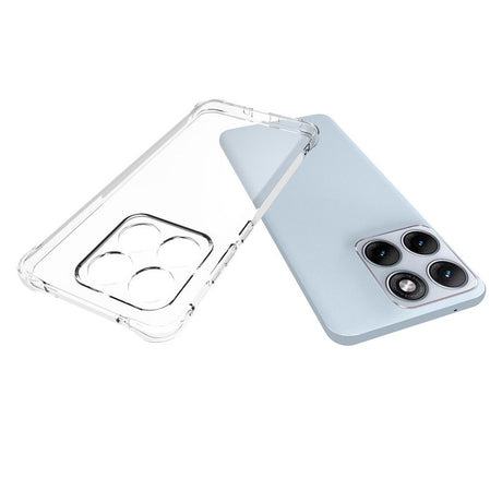 Motorola Edge 70 Fusion EIDERWOOD Flexibelt Plast Skal m. Förstärkta Hörn - Genomskinlig