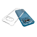Nothing Phone (4a) EIDERWOOD Flexibelt Plast Skal m. Förstärkta Hörn - Genomskinlig