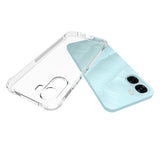 OPPO A6x EIDERWOOD Flexibelt Plast Skal m. Förstärkta Hörn - Genomskinlig