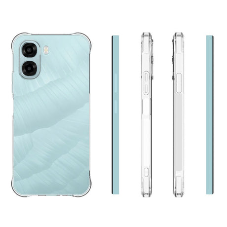 OPPO A6x EIDERWOOD Flexibelt Plast Skal m. Förstärkta Hörn - Genomskinlig