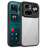 Nothing Phone (4a) Pro Hybrid Mobil Skal - Genomskinlig / Svart