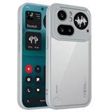 Nothing Phone (4a) Pro Hybrid Mobil Skal - Genomskinlig / Grå