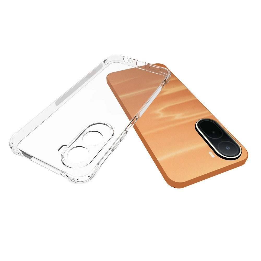 Xiaomi Redmi A7 Pro EIDERWOOD Flexibelt Plast Skal m. Stötdämpande Hörn - Genomskinlig