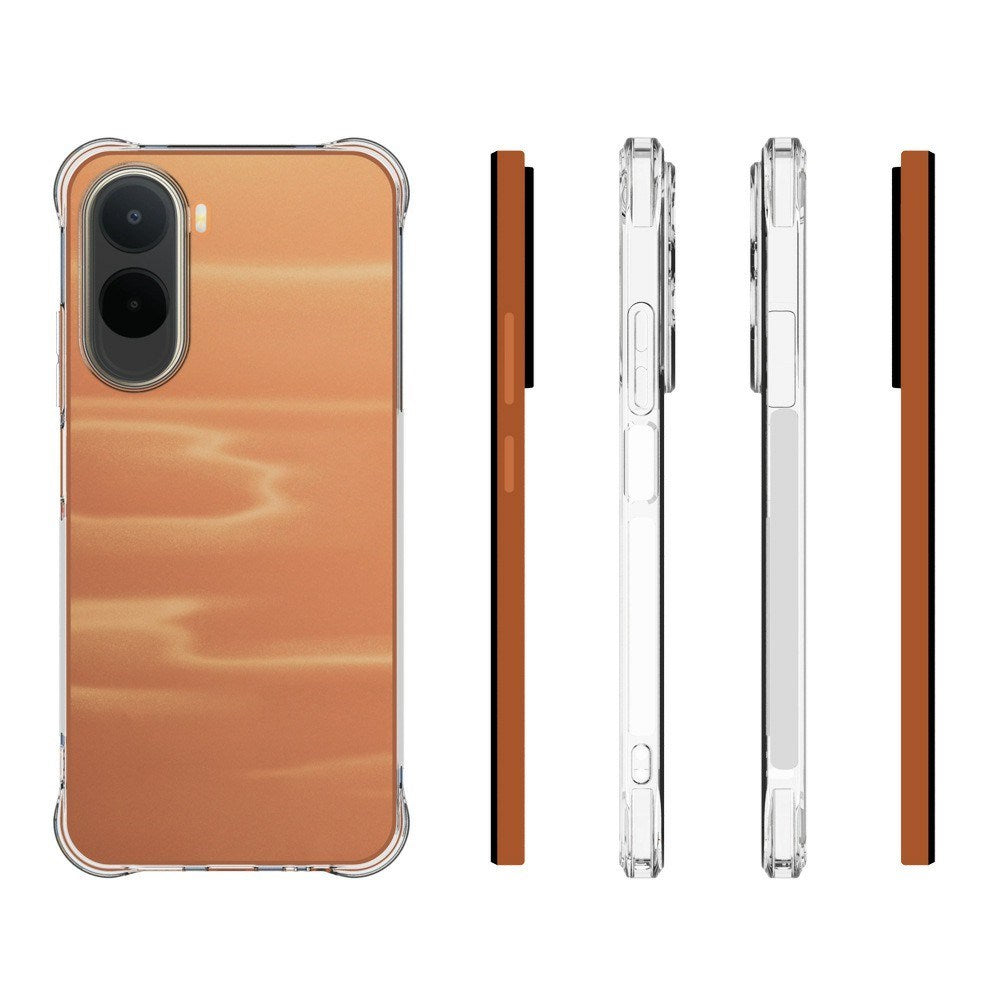Xiaomi Redmi A7 Pro EIDERWOOD Flexibelt Plast Skal m. Stötdämpande Hörn - Genomskinlig