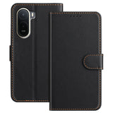 Xiaomi Redmi A7 Pro EIDERWOOD Konstläder Fodral m. Korthållare & Stativfunktion - Svart