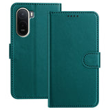 Xiaomi Redmi A7 Pro EIDERWOOD Konstläder Fodral m. Korthållare & Stativfunktion - Grön