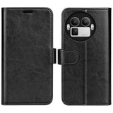 Realme GT 8 Pro EIDERWOOD Konstläder Fodral m. Kortfack & Stativfunktion - Svart