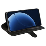 Realme GT 8 Pro EIDERWOOD Konstläder Fodral m. Kortfack & Stativfunktion - Svart