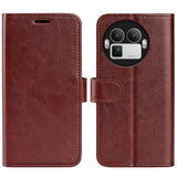 Realme GT 8 Pro EIDERWOOD Konstläder Fodral m. Kortfack & Stativfunktion - Brun