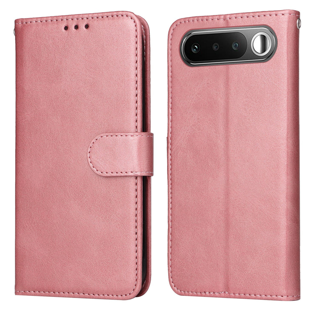 Realme 16 EIDERWOOD Konstläder Fodral m. Rem - Rosa
