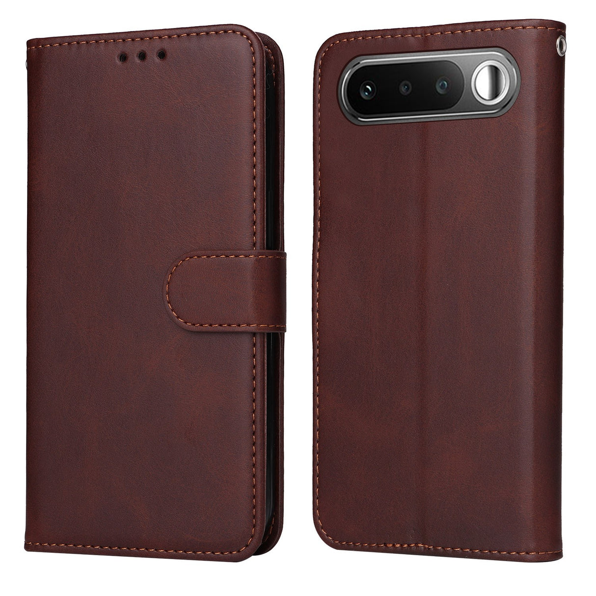 Realme 16 EIDERWOOD Konstläder Fodral m. Rem - Brun